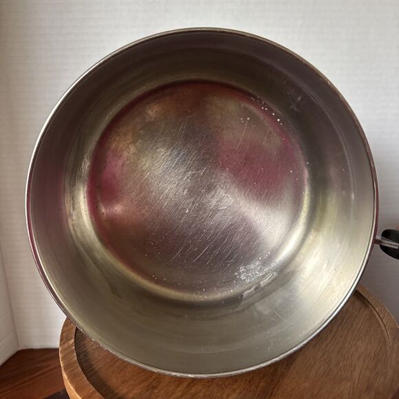 2 Qt Copper Bottom Revere Ware Sauce Pan Vintage - Picture 6 of 9